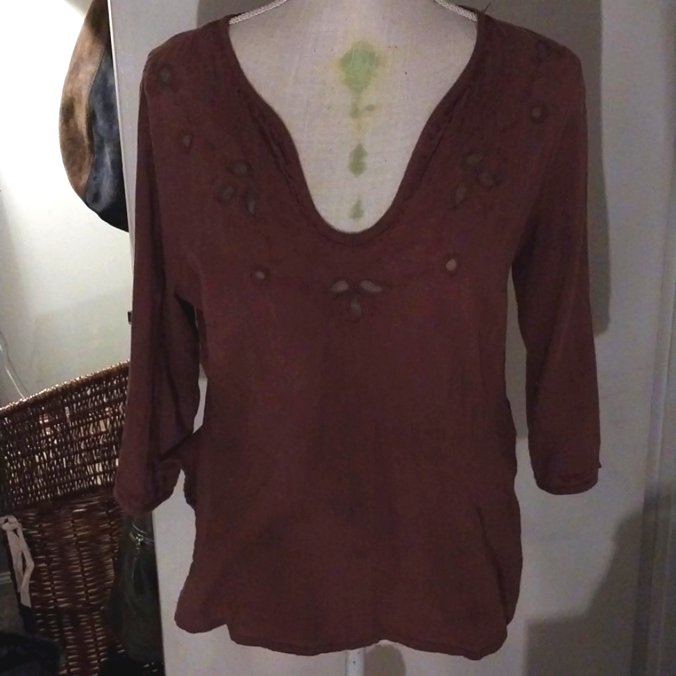 Brown/Rust Blouse